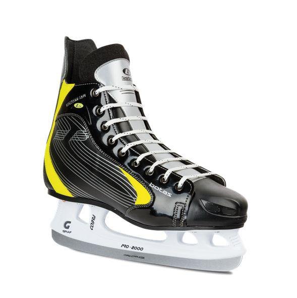 Hokejové korčule BOTAS FALLON veľkosť 28 čierno / žltá