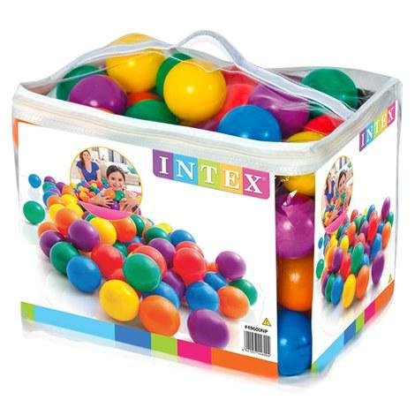 Plastové míčky do bazénku, 8 cm, 100 kusů