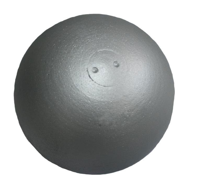 Koule atletická ZÁVODNÍ 6 kg SEDCO soustružená stříbrná
