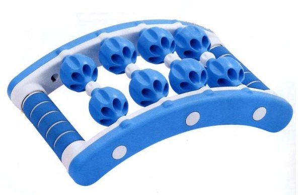 Masážní roller Sedco MS01 modro/bílý 21 x 35 cm